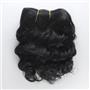 Black #1 wavy mohair weft coarse  6-8" x200"  25816  FP