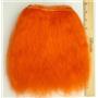 Yak hair weft dyed Orange clown wig 10 "x110" 26807 FP