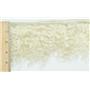 mohair custom weft  natural white 3-4" locks x 37" 26811