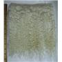 mohair custom weft natural white long 10-11" locks x 36"  19g 26841