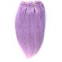 Light Purple straight mohair weft coarse 6-8" x100" 25903 HP