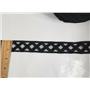 insertion trims Black satin stich,  20 yds x 1 3/8" 26890