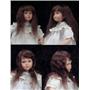 Mohair Wig center crown bangs  brunette sz 5" 11325