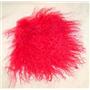 3"    Fuschia tibetan lambskin no seams 11885