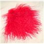 2"  Fuschia  tibetan lambskin no seams 11864