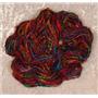 Hand spun sari silk yarn 98-100 g warm tones  22790