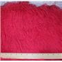 3" sq dark pink tibetan lambskin curly mohair wig 22995