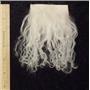 Natural white  tibetan lambskin scrap sample  23211