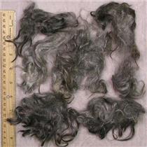 Mohair washed adult silky slver + dark gray 1 oz 23964