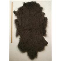 Half pelt fine dark gray Tibetan lambskin 24562