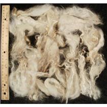 mohair washed white adult angora goat 4-7" 1 oz  24590