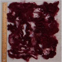 Bordeaux 2% angora goat Mohair bulk dyed fairy hair kid curls 25105