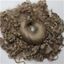 color 620 blonde fine curly angora goat mohair doll hair 1 oz 3-6" 26181