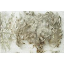 Mohair washed adult Natural white with faded red curls 3-6" 1 oz 26210
