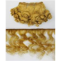 mohair weft coarse/unglazed Gold 27 Curly hair 4-7x200" 25625  FP