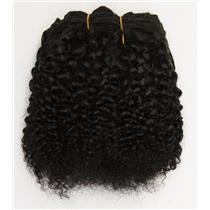 Black / /brown #1B bebe curl tight curl - mohair weft coarse 6-8" x200" 26369 FP