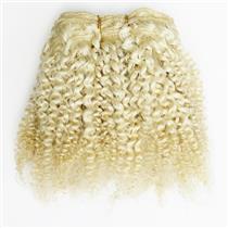 Blonde 613 bebe curl tight curl - mohair weft coarse 7-8" x200" 26438 FP