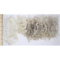 Mohair raw white kid curls 1 oz  4-7" wig root or spin  26665