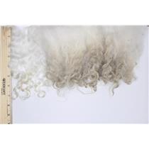 Mohair raw white fine adult high luster curls 1 oz  4-7" wig root or spin  26668