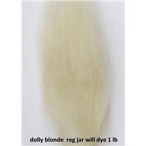 pale yellow / dolly blonde Wig making dye Jar ,Dyes 1 lb mohair