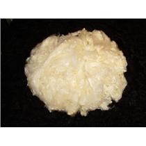 1 oz un dyed soy silk fiber natural  pale golden 22524