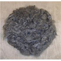 1 oz dyed soy silk fiber medium gray 22525