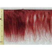 Yak hair weft red wine  5-6" x 210" 23506 FP