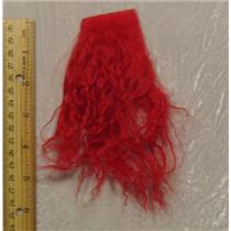 Rich red tibetan lambskin sample 23551
