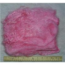 bombex silk fibers 14 g  0.5 oz dyed pink  23777