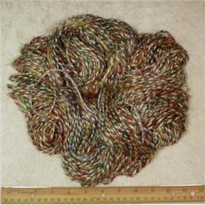 Hand spun sari silk/ viscose yarn 198 g 7 oz  24155