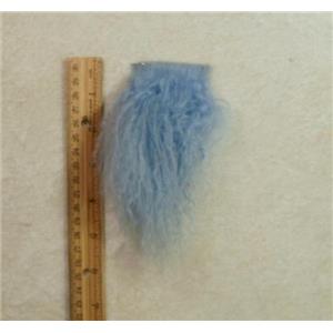 Light blue tibetan lambskin sample 24536