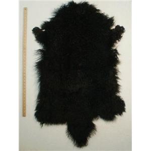full pelt fine Black Tibetan lambskin 24558