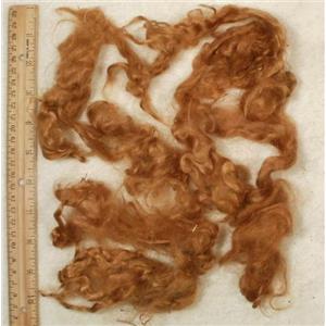 Golden red FS young adult mohair   6-9"  24607