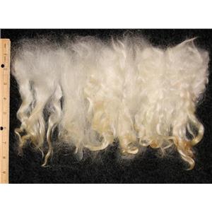 mohair washed white adult angora goat 7-10"  1 oz 25054