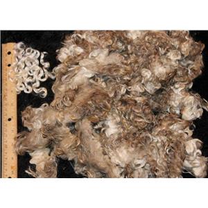 Mohair raw white fine adult loose curls 12 oz 3-6" 25082