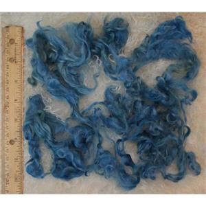 blue B  0.09%  Mohair curls 1 oz  medium adult  25091