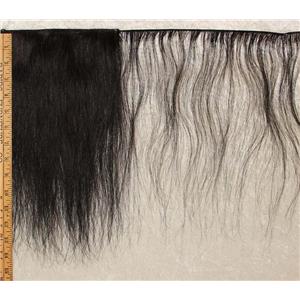 Horse hair weft Natural dark Brown straight 10 to 15" x 65" 25446 HP
