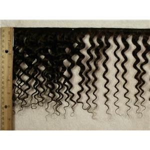 mohair weft Brown 4 coarse curled WW 8 x86" 24072 FP
