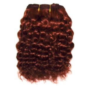 Dark red 130 mohair weft coarse curly weft 7-9x200" 90-100g 25986 FP