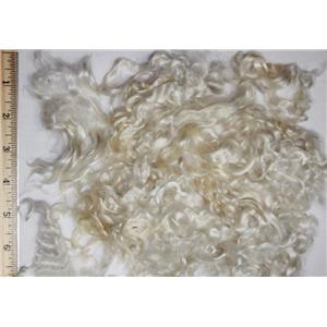 4-6" satiny high luster curly washed fine mohair  1 oz doll hair  26147