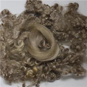 color 620 light  blonde fine curly angora goat mohair doll hair 1 oz 3-6" 26179