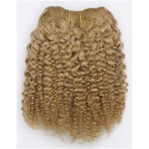 Blonde 14 bebe curl - tight curl - mohair weft coarse 7-8" x100" 26526 HP