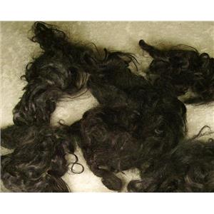 angora goat Mohair bulk dyed  black curls   22807