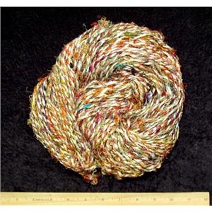 Hand spun sari silk viscose yarn 206 g  23284