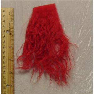 Rich red tibetan lambskin sample 23551