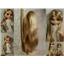 Blonde synthetic mohair Doll wig 9"-10" 16" long 24276