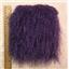 4" Violet  tibetan lambskin 3-5" length doll hair  seam 24285