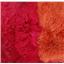 Half pelt Carmine red dark 2 tone Tibetan lamb 24584