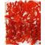 red dyed angora goat fine adult Mohair locks 1 oz 3-5" 25846