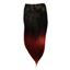 black/wine tips straight afro weft coarse mohair /synthetic mix 6-8"  26023 FP